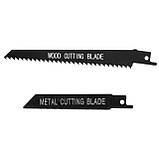 Сабельна пила 710Вт, 0-2800об/хв, макс. різ 115мм, хід пилки 20мм INTERTOOL DT-0400, Електрична пила riven, фото 8