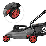 Газонокосарка електрична INTERTOOL DT-2262, газонокосарка 1.8 кВт, косарка з шириною захвату 400 мм riven, фото 10