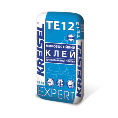 Клей для плитки Kreisel ТЕ12 EXPERT морозостійкий (25 кг), фото 1