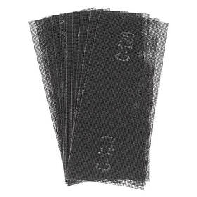 Сітка абразивна, 280*105 мм, К120, 10 шт INTERTOOL KT-6012 riven