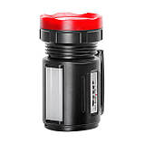 Ліхтар акумуляторний INTERTOOL LB-0104 з потужним 5W LED та 22 SMD діодами, переносний ліхтар з акумулятором riven, фото 5