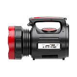 Ліхтар акумуляторний INTERTOOL LB-0104 з потужним 5W LED та 22 SMD діодами, переносний ліхтар з акумулятором riven, фото 8