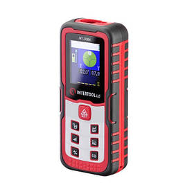 Лазерний далекомір 40 м, кольоровий дисплей INTERTOOL MT-3084, Далекомір для будівництва, Далекомір з дисплеєм riven