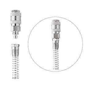 Швидкороз'ємне з'єднання з пружиною для спіральних і прямих шлангів 6,5х10 мм INTERTOOL PT-1831 riven