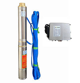 Свердловинний насос OPTIMA 4SDm3/10 0.75кВт 70м + пульт + кабель 50 м