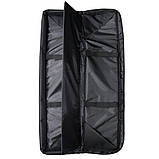 Сумка чохол для зброї N136 138 см рюкзак збройовий чорний, фото 6