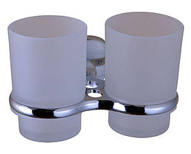 Стакан подвійний Globus Lux RM 1801 матовий, латунь