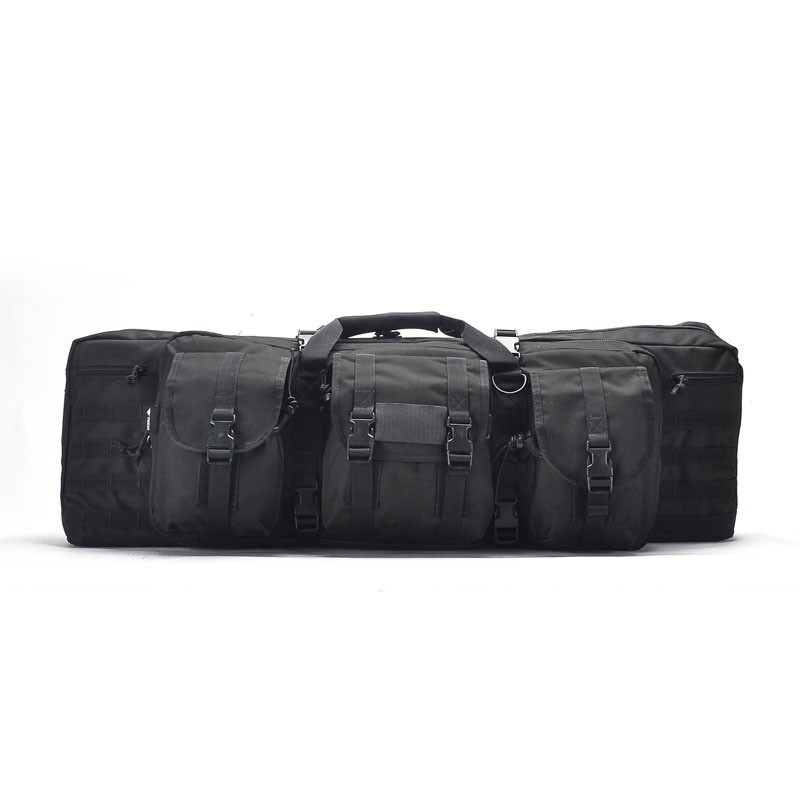 Сумка чохол для зброї N136 138 см рюкзак збройовий чорний, фото 1