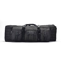 Сумка чохол для зброї N136 138 см рюкзак збройовий чорний