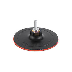 Диск універсальний для наждачного паперу 125 мм, M14, h=4 мм, диам. стрижня - 10 мм INTERTOOL ST-6001 riven