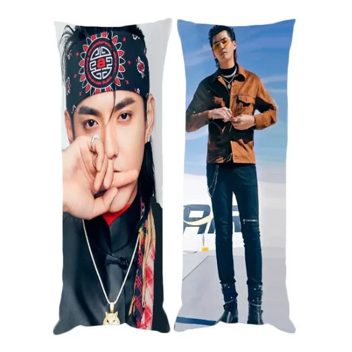 Дакімакура 150х50 см Кріс Ву Kris Wu Ексо Exo Подушка з наволочкою обнімашка двухсторння, фото 1