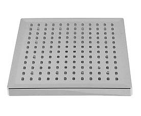 Лійка тропічний душ Globus Lux HLS-12 LED Тропік, квадратна, Termostatic, 200х200мм