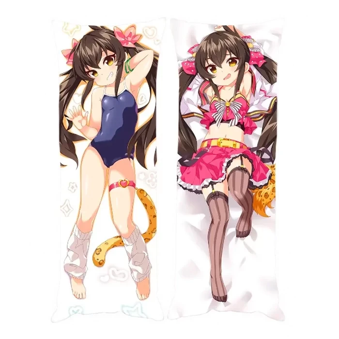 Дакімакура 150х50 см Риса Матоба Подушка з наволочкою обнімашка двухсторння, фото 1