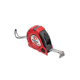 Рулетка з металевим полотном 5 м * 19 мм "Супер Магніт", блістер INTERTOOL MT-0305 riven