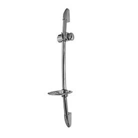 Душова стійка Dishi L106-C хромована з мильницею, Дуга, L-750мм