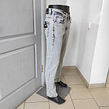 Джинси Revolver чоловічі МОМ вільні стрейч 30 блакитні, фото 6