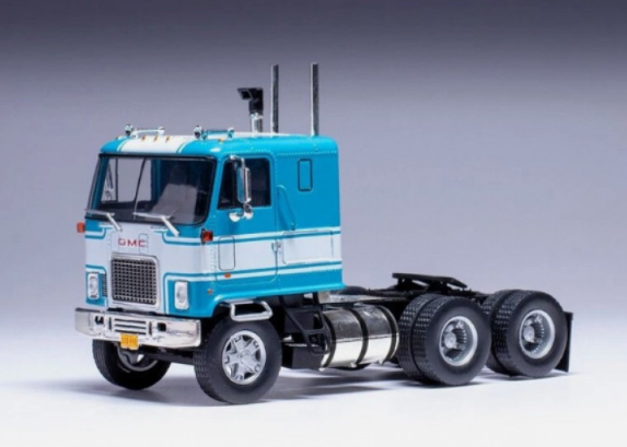Модель вантажівки Тягач GMC Astro 95, 1970 синьо-білий | IXO Models, фото 1