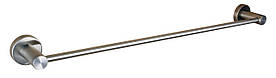 Тримач для рушників Globus Lux SS 8402-60 SUS304 одинарний 60см, нержавійка SUS304