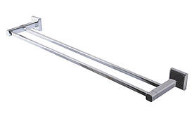 Тримач для рушників TOPAZ TKB 9911/60 подвійний, прямий 60см, латунь