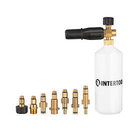 Насадка-піногенератор універсальна для мийок високого тиску, 1000 мл INTERTOOL DT-1536 riven