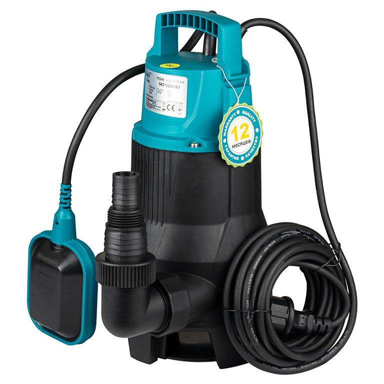 Насос дренажний садовий 0.4кВт Hmax 5м Qmax 150л/хв LEO AKS-401PWH (773246), фото 1