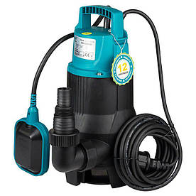 Насос дренажний садовий 0.75кВт Hmax 8м Qmax 233л/хв LEO AKS-751PWH (773248)