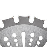 Ніж для мотокоси/тримера з твердосплавними напайками ø255 мм, 40T, двосторонній INTERTOOL DT-2351 riven, фото 2