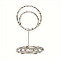 Підставка для карток розсадки гостей, цінникотримач Leeseph 10шт срібло MV039