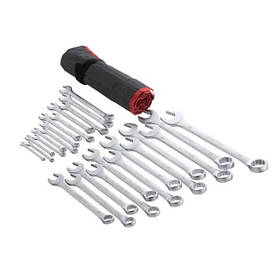 Набір ключів комбінованих 25 од., 6-32 мм, Cr-V, чохол INTERTOOL HT-1200 riven