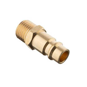 Перехідник з зовнішньою різьбою 1/4" на відповідну частину швидкороз'ємного з'єднання INTERTOOL PT-1820 riven