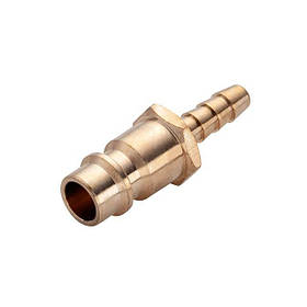 Перехідник з шланга 6 мм на відповідну частину швидкороз'ємного з'єднання INTERTOOL PT-1821 riven