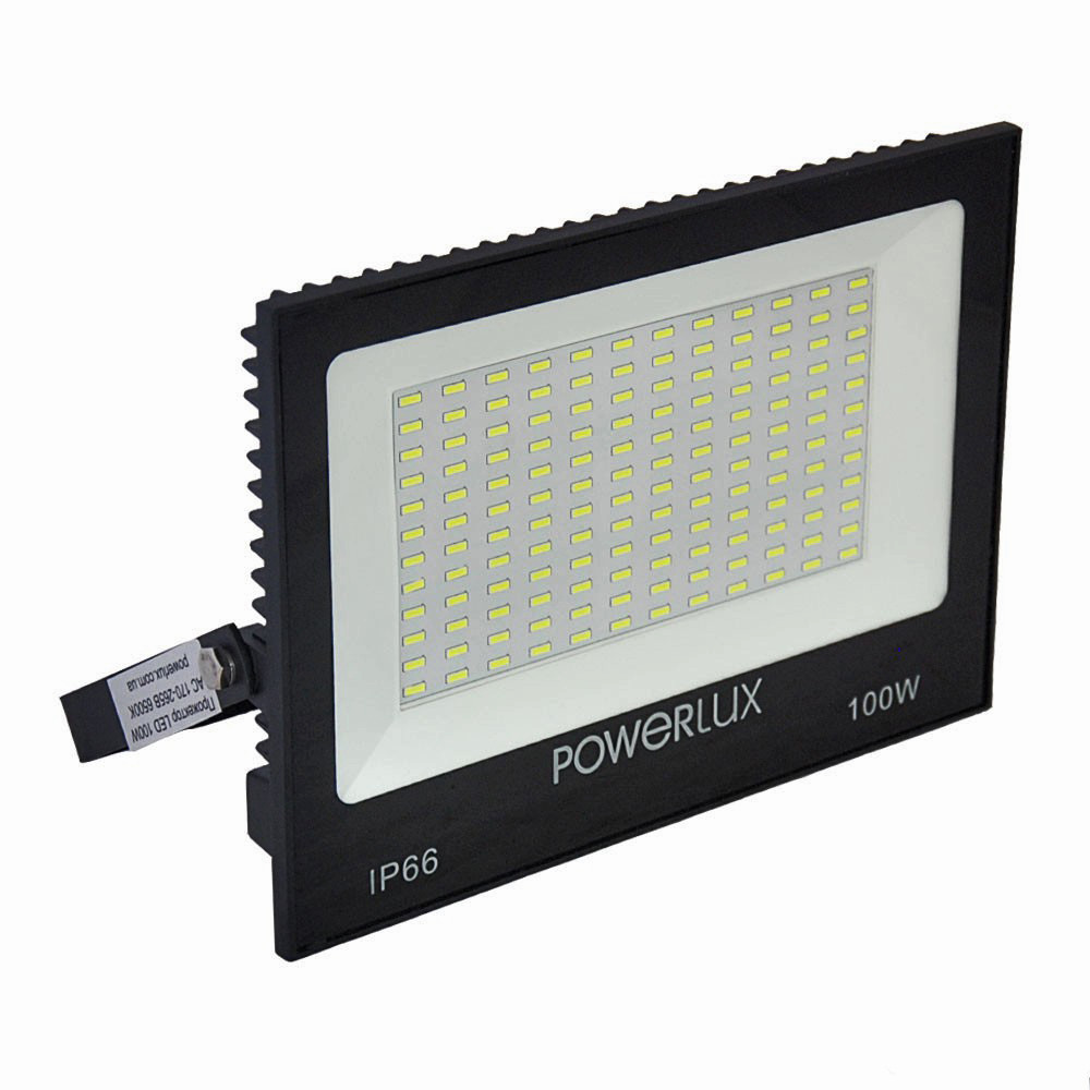 Прожектор світлодіодний PWL 100W IP66-BLACK, PW09964, фото 1