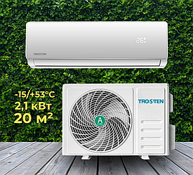 Кондиціонер Trosten TRN08‑PS (On/Off) 2,1 кВт, робота при -15°C/+53°С, до 20 м²