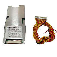 BMS контролер 14S 52V(58.8V) li-ion 45A (90Амах) з балансуванням симетрія