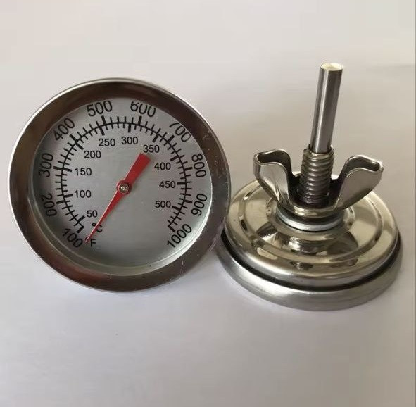 Термометр A2672-1A для коптильні та гриля з різзю, від +50 до +500 °C, фото 1