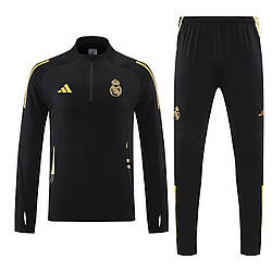 Костюм тренувальний Реал Мадрид чорний