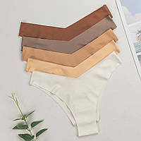 Труси-сліпи-бразиліана безшовні жіночі Nicoletta Туреччина S, M, L, XL | 5 шт.