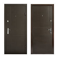 Вхідні двері Венге темний горизонт ПБ-311