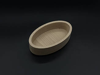 Дерев'яна форма для заливання свічки, кашпо. 14х8х4см (12,5х7х2.7см)