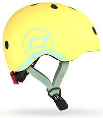Шолом захисний дитячий Scoot and Ride лимон з ліхтариком 45-51см (SR-181206-LEMON)
