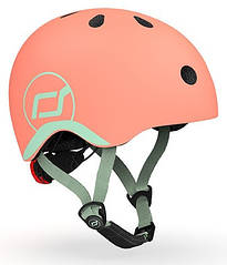 Шолом захисний дитячий Scoot and Ride персик з ліхтариком 45-51см (SR-181206-PEACH)
