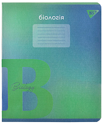 Зошит предметний, 48 аркушів, клітинка, YES БІОЛОГІЯ "Fusion" 767447