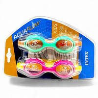 Окуляри для плавання AquaFlow, 2 штуки, (3-8 років)