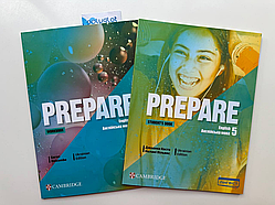Комплект Prepare for Ukraine НУШ 5 Student's Book + WorkBook м'яка обкладинка (оригинал)