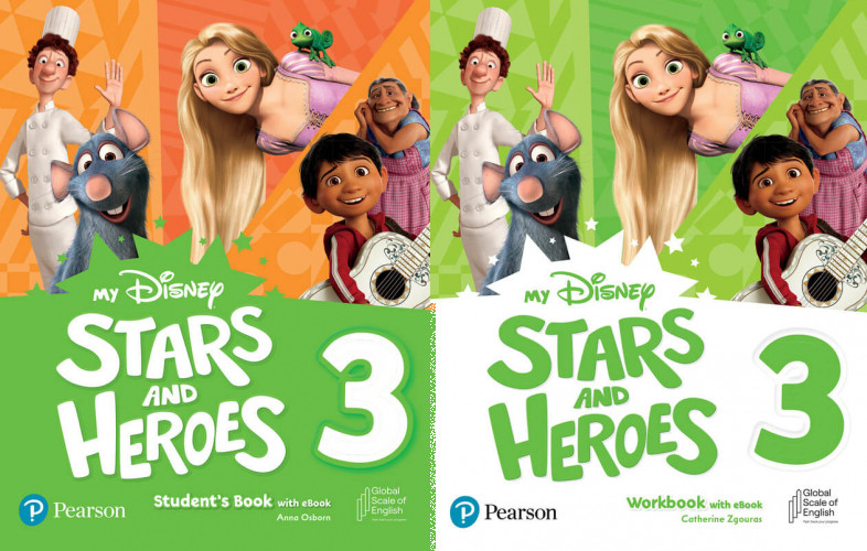 Комплект My Disney Stars and Heroes 3 Student's Book + Workbook (оригінал), фото 1