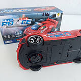 Машинка звуки та мелодії, 3D-підсвічування, колеса вільного ходу, в коробці (111 A-1), фото 4