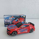 Машинка звуки та мелодії, 3D-підсвічування, колеса вільного ходу, в коробці (111 A-1), фото 2