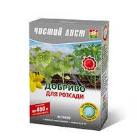 Удобрение Чистый Лист для рассады 300 г укоренение, рост, устойчивость