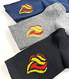 Шкарпетки з принтом "Вогонь" серії TREN темне асорті 23-25р. (12 пар!) (Демісезон/літні), фото 6