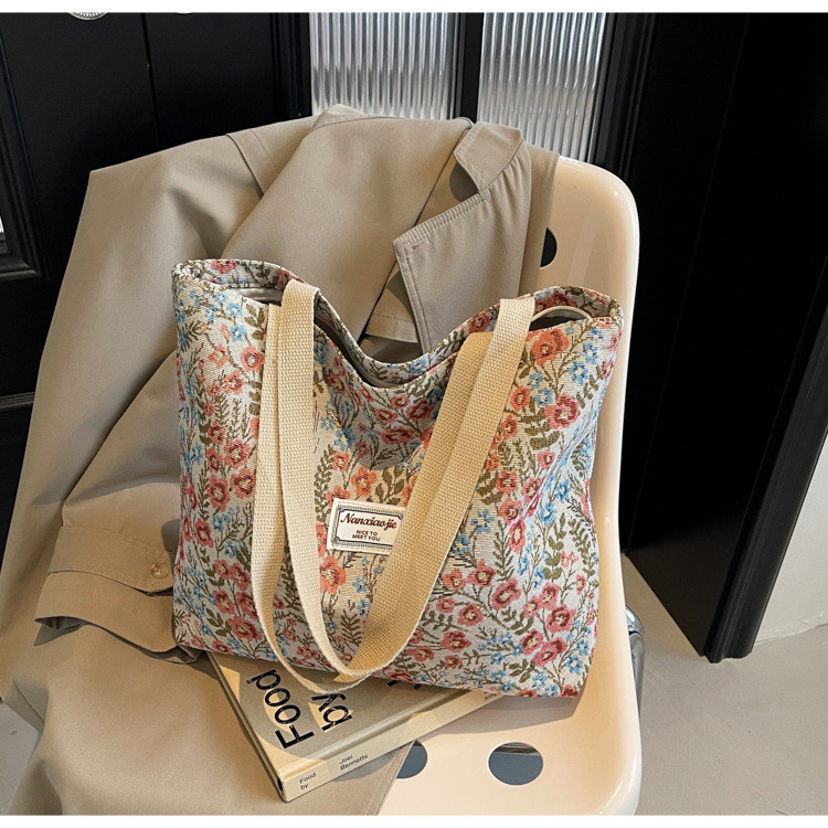 Тканинна сумка-шопер “Floral Zip”, фото 1